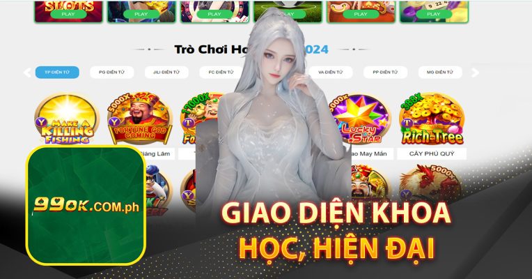 Giao diện khoa học, hiện đại 
