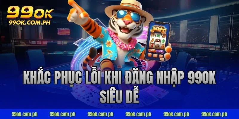 Khắc phục lỗi khi đăng nhập 99ok siêu dễ